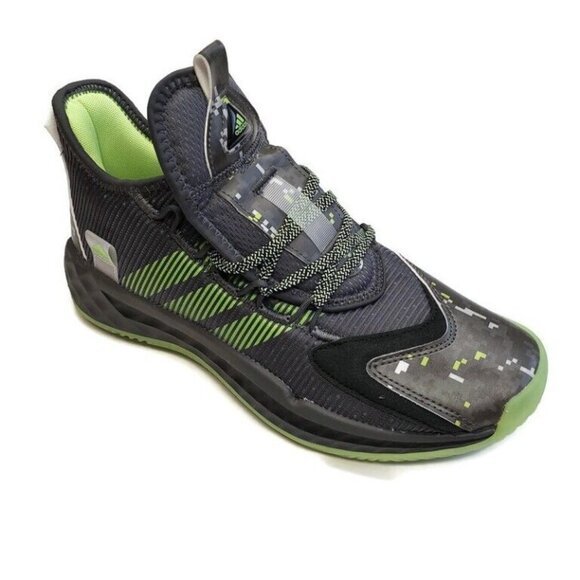 Adidas Mens Size 8 Pro Boost Low Basketball Shoes Digi Camo Green Gray FW8525 - Picture 1 of 8